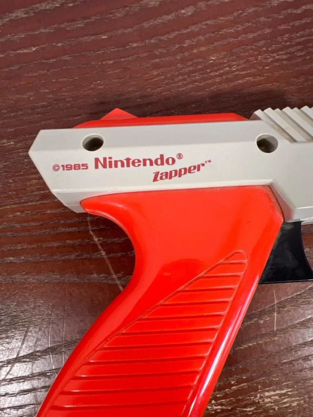 Nintendo Zapper Light Gun For NES 1985 Gray & Red Wired Gaming Tested